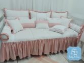 cama de babá rosê