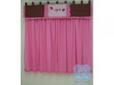 cortina pink joaninha personalizada