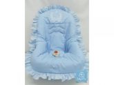 Capa bebê conforto azul claro