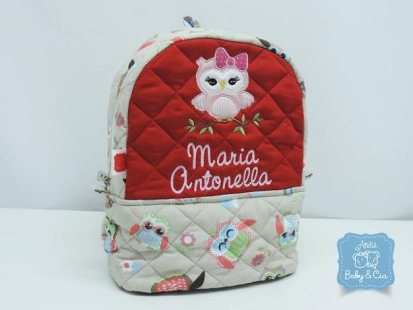 Mochila p corujinha